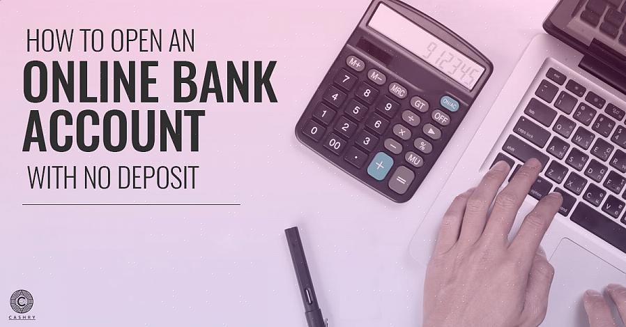 Existem vários bancos online que oferecem uma conta corrente sem depósito inicial