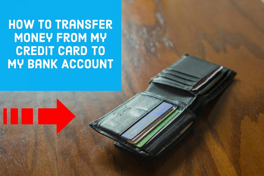 Você pode usar seu cartão de crédito para enviar transferências eletrônicas