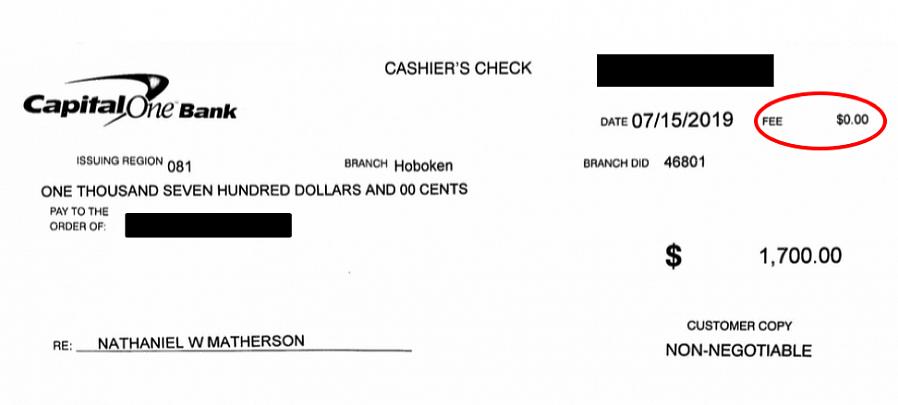 Compare a assinatura com um cheque bancário autêntico