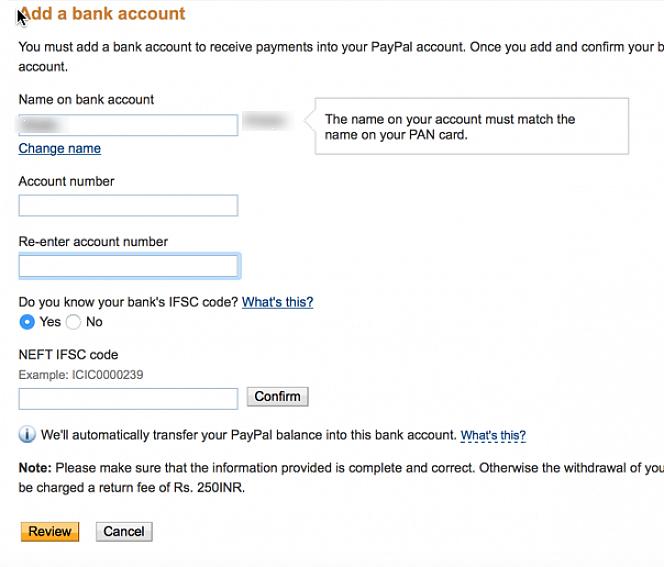 Veja como você pode verificar sua conta bancária para o Paypal