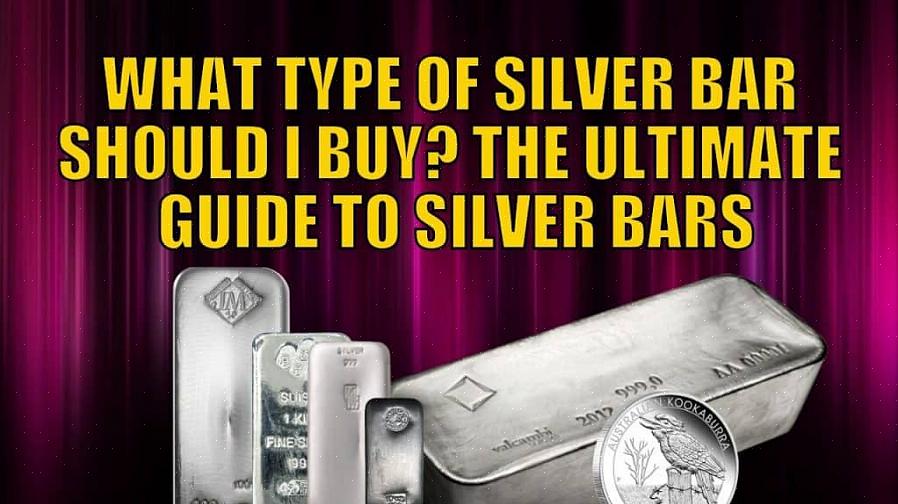 Certifique-se de que o revendedor de quem você comprou as barras de prata é um revendedor comprovado