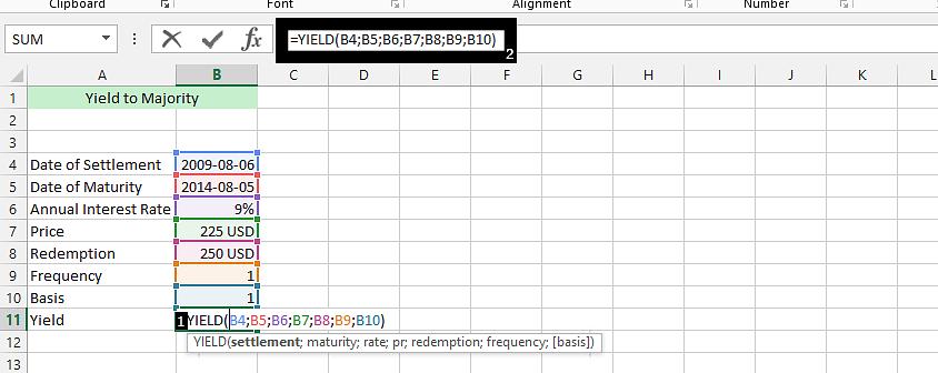 Há uma série de detalhes que precisam estar disponíveis para calcular o vencimento do rendimento