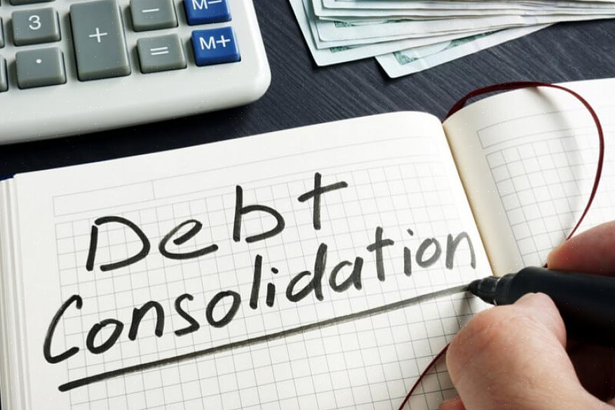 As etapas a seguir serão necessárias para obter um empréstimo de consolidação da dívida por meio de qualquer