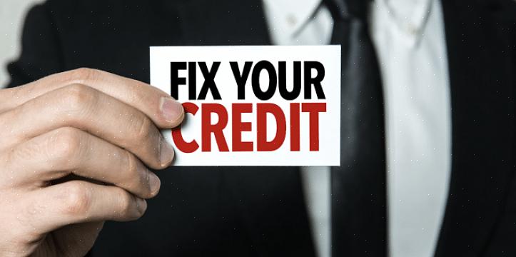 A melhor maneira de consertar o crédito ruim é ser proativo na remoção de relatórios negativos