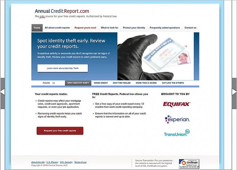 O relatório do cartão de crédito vem com a pontuação do cartão de crédito
