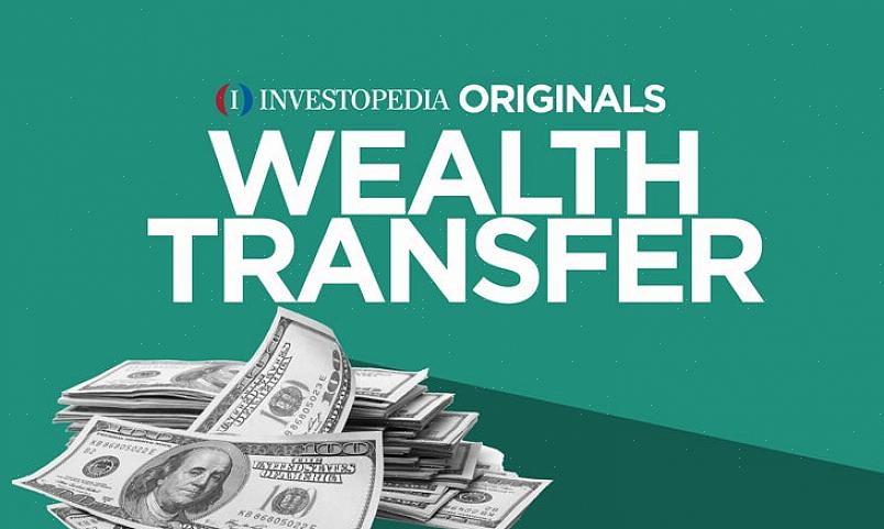 A transferência de riqueza é um conceito baseado no reconhecimento de uma verdadeira oportunidade de riqueza