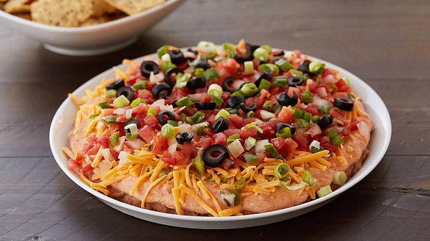 Você também pode fazer sua própria versão do Seven Layer Taco Dip