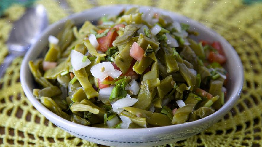 Os mexicanos têm sua própria versão de salada - a salada Nopalito