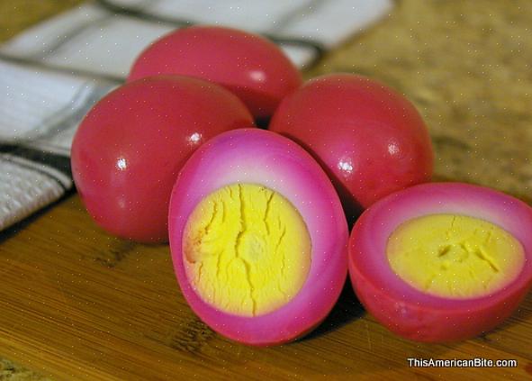 Você pode fazer os ovos em conserva