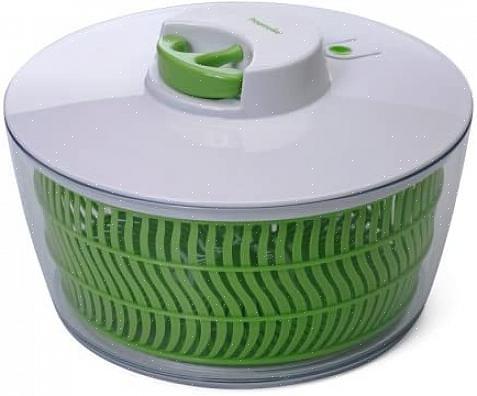 O centrifugador de salada também pode ser usado para armazenar os ingredientes da salada