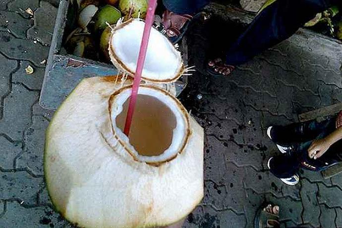 A água de coco pode estragar rapidamente e