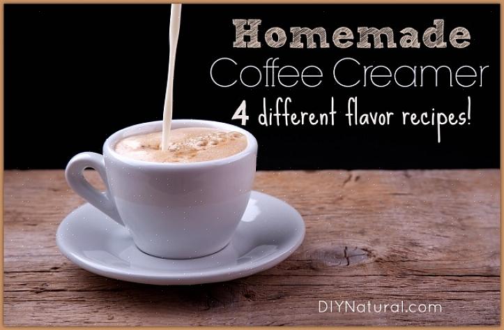 Você pode não conseguir desfrutar do sabor rico do creme de café aromatizado se os ingredientes