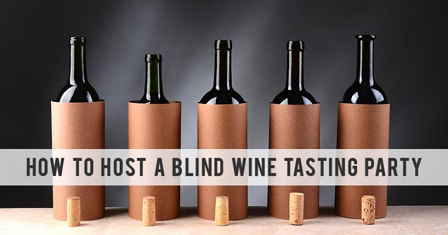 A seguir estão os passos sobre como hospedar uma festa de degustação de vinhos "às cegas"