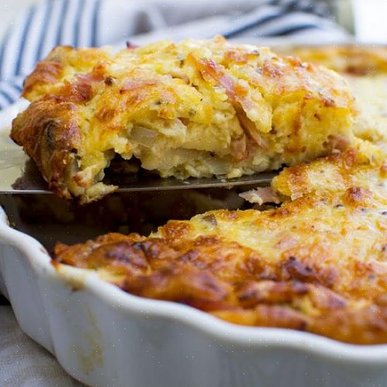 Quiche Lorraine é um prato tradicional francês rápido de fazer