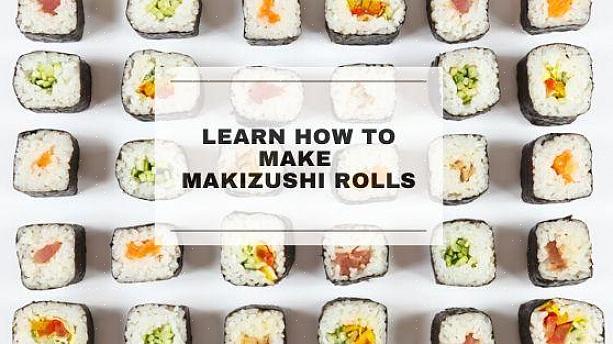 Veja como fazer "maki sushi" japonês