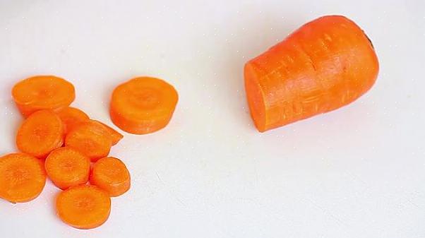 Você será capaz de picar cenouras para sopas