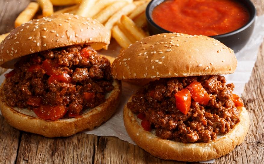 Se você mesmo fizer pacotes de mistura de temperos Sloppy Joe