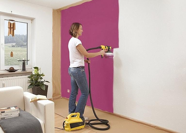 Uma parede limpa e lisa será mais fácil de pintar