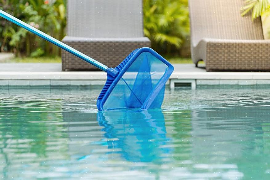 Considere o peso do skimmer manual da piscina ao escolher