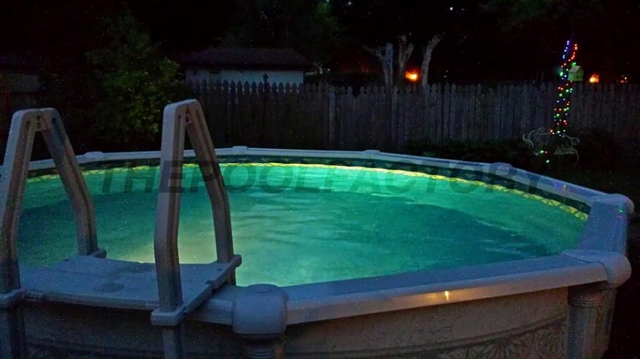 Existe uma maneira de configurar uma piscina acima do solo sem o custo caro