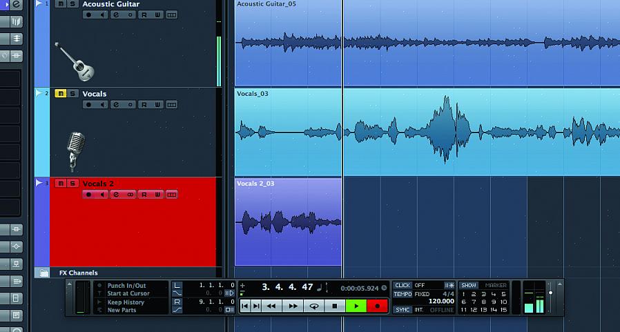 Preparar a reprodução da faixa vocal é um dos procedimentos mais simples envolvidos na gravação de várias