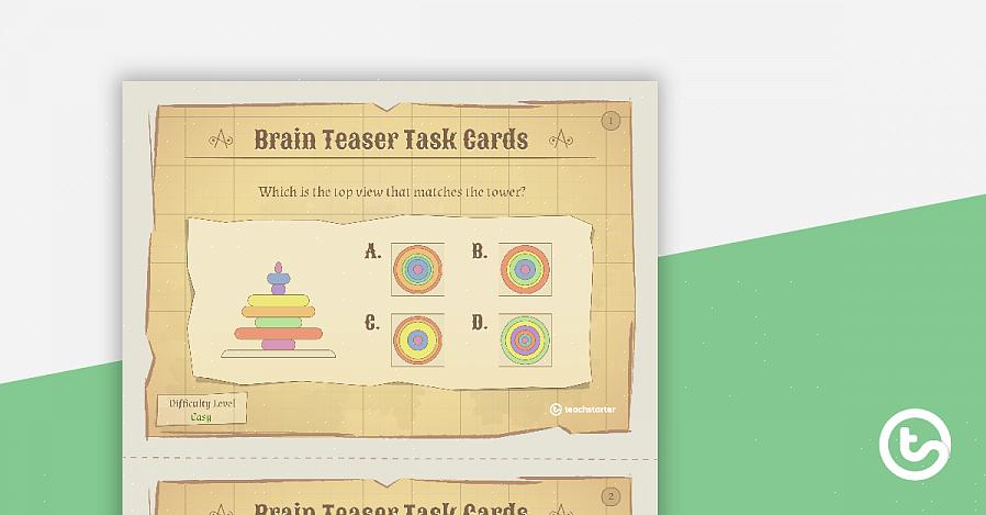 Pode tentar provocações cerebrais visuais que fazem uso de suas habilidades em números