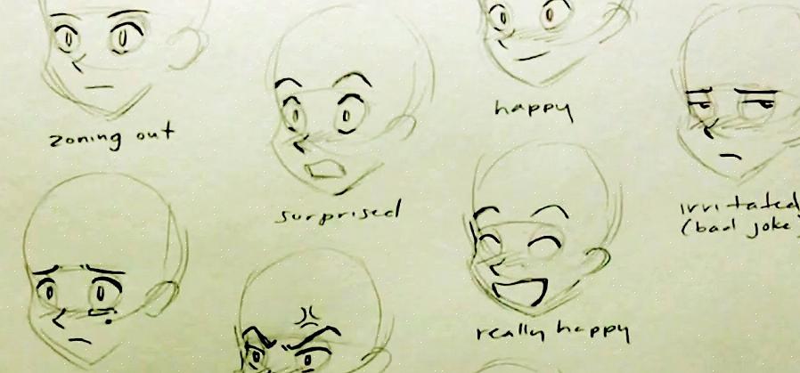 Se você achar difícil desenhar a expressão facial de um ser humano real