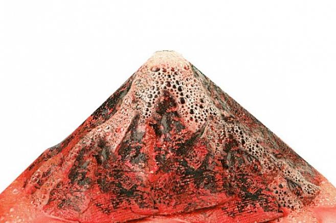 Para criar o magma para o vulcão