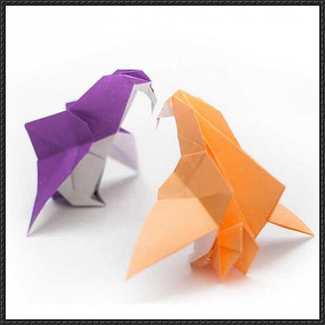No caso da águia de origami