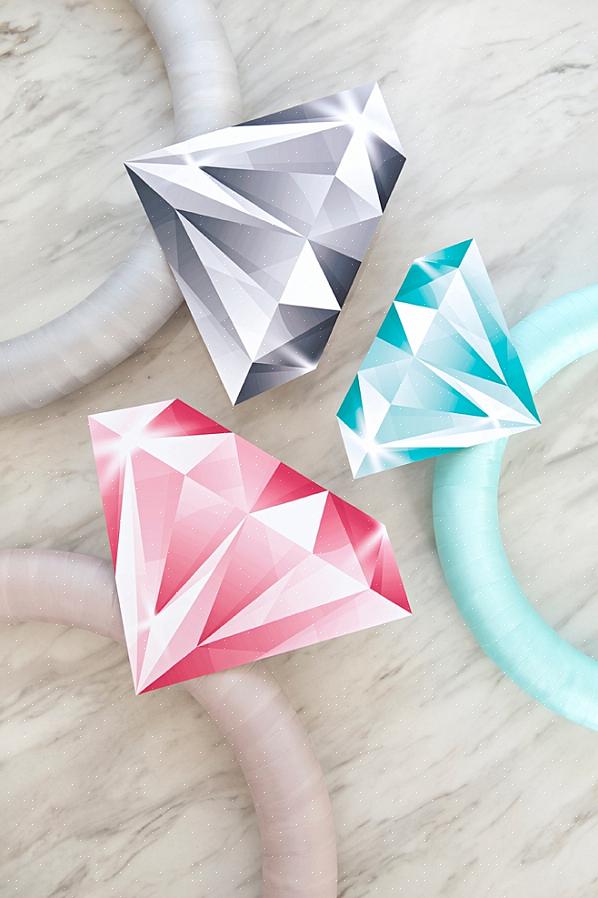 Escolha diferentes cores de papel para fazer diferentes cores de anéis