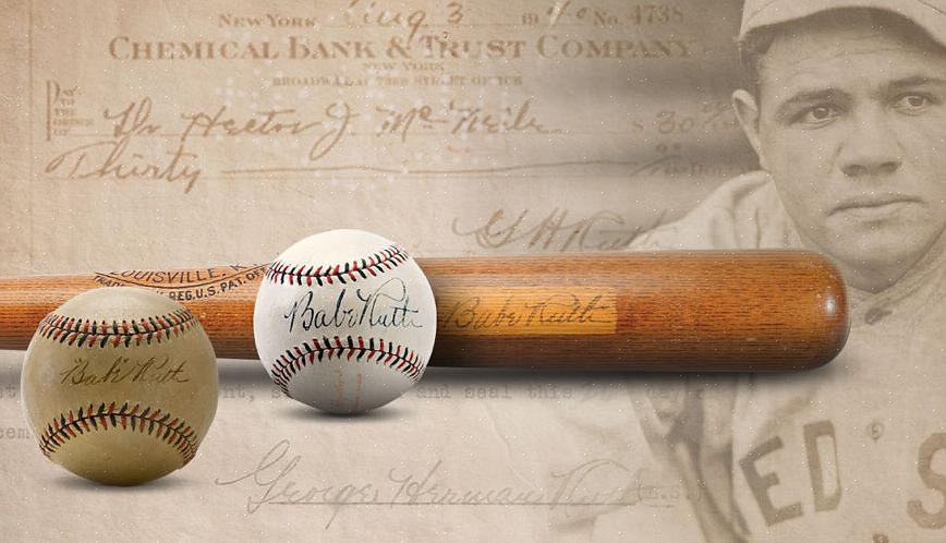 Poderá ter certeza de que o autógrafo de Babe Ruth que você possui é autêntico