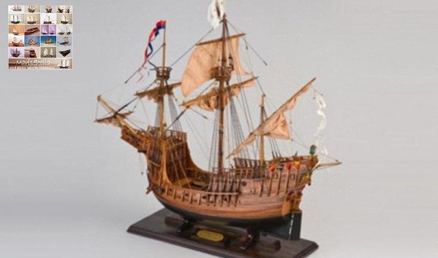 Esta empresa é especializada em kits de modelos de navios em madeira