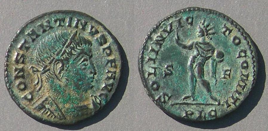 Identificar moedas de bronze do período romano tardio é o lugar para ir para saber mais sobre as moedas