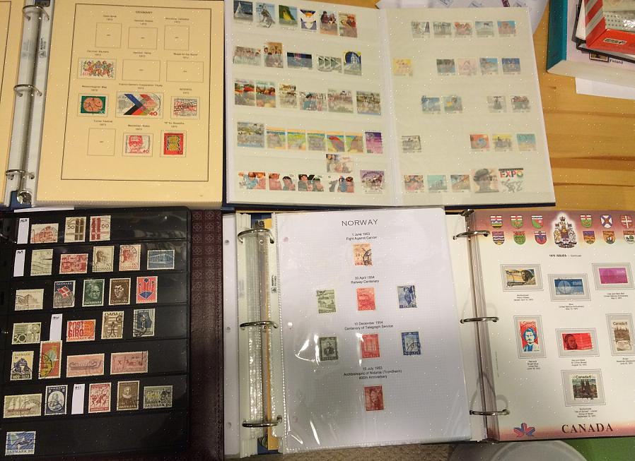 A melhor maneira de armazenar sua crescente coleção de selos é armazená-la em um álbum de selos
