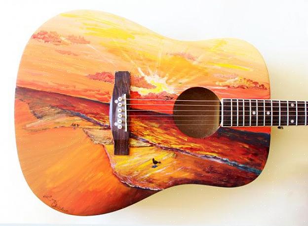 Aqui estão algumas dicas sobre como adicionar um design de pintura personalizado em seu violão