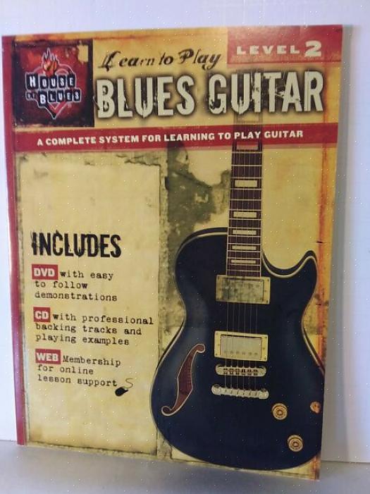 DVD de aulas de guitarra de blues