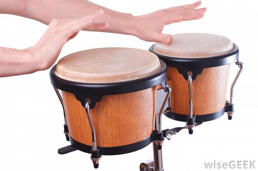 Os tambores de bongô são basicamente dois tambores