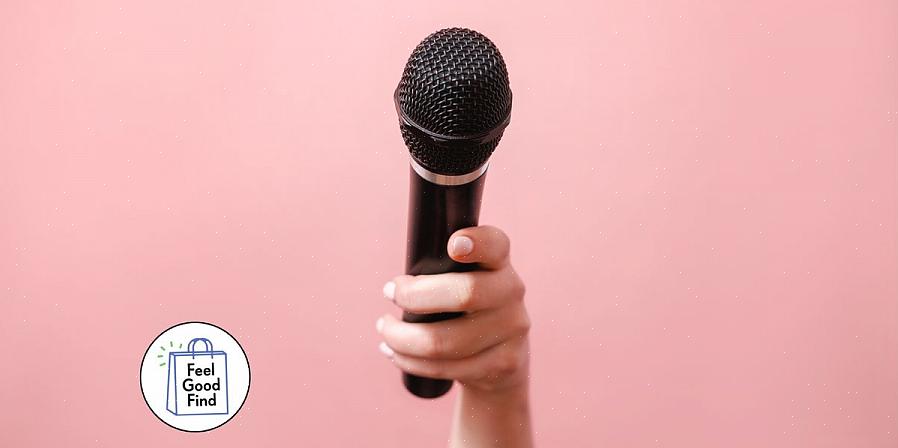 Tente não mover o suporte do microfone durante uma apresentação vocal