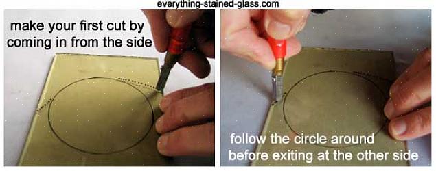 Limpe a superfície do vidro que você vai cortar para remover qualquer poeira ou sujeira que possa interferir