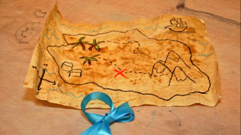 Você pode organizar uma caça ao tesouro com seus amigos usando o mapa do tesouro que você mesmo criou