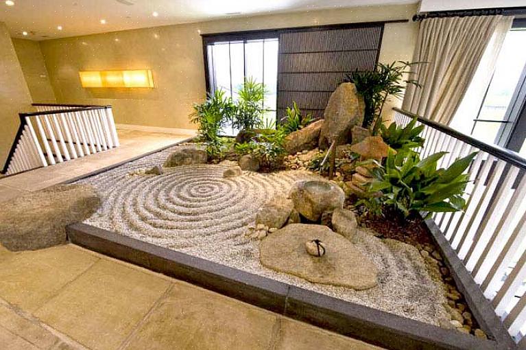 Além do seu arranjo de pedras Zen Interior