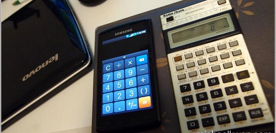 Você pode se comunicar quase tudo com a escrita da calculadora