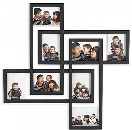 As famílias também podem desfrutar de colagens de porta-retratos que refletem os membros em crescimento