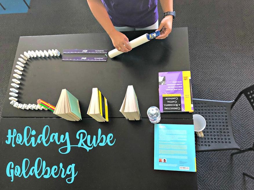 Uma máquina de Rube Goldberg é uma invenção do cartunista Rube Goldberg