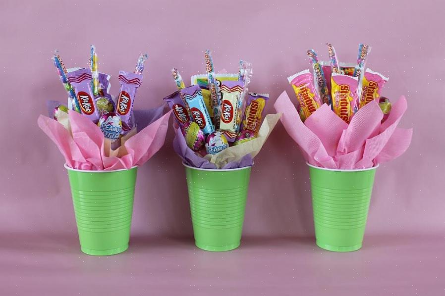 Você terá sua própria caneca com buquê de doces pronta para ser oferecida aos seus amigos