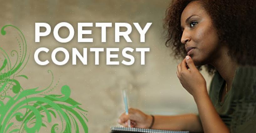 Não entre em um concurso para escritores de versos livres