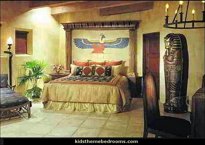 Usar isso como sua inspiração para criar seu próprio quarto com temática egípcia