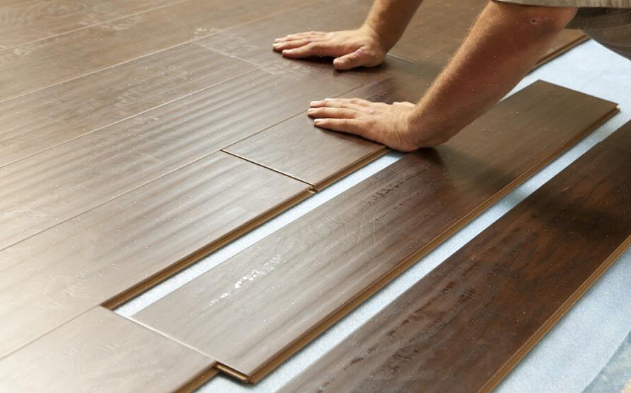 A primeira coisa a lembrar ao instalar o piso laminado de madeira é que o piso laminado se expandirá