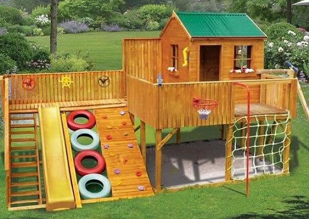 Siga estas etapas para saber como construir um playground no quintal para servir como playground pessoal