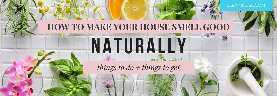 Ainda bem que existem maneiras naturais de fazer sua casa cheirar bem